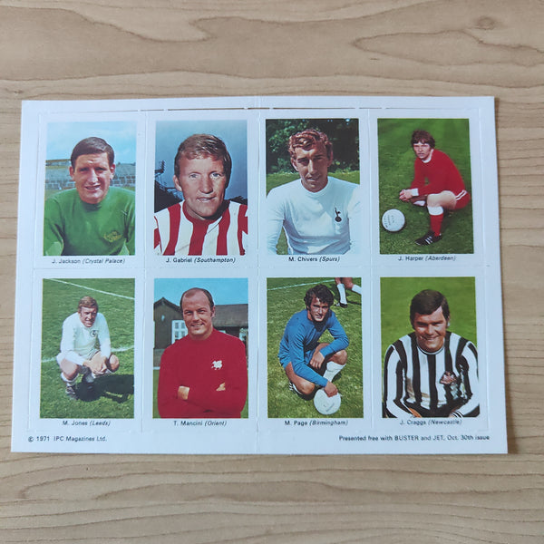 Soccer 1971 IPC Magazine My Favourite Stars Set With Album Buster and Jet