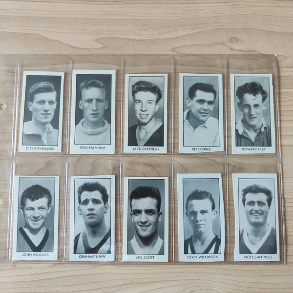 Soccer 1959 DC Thomson Football Stars Complete Set of 44 Cigarette Cards
