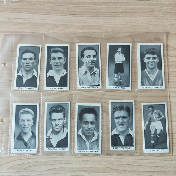 Soccer 1957 DC Thomson Football Stars Complete Set of 48 Cigarette Cards