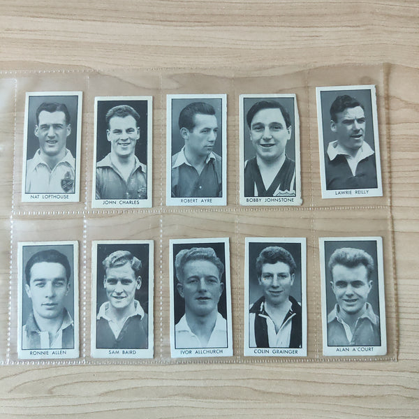 Soccer 1957 DC Thomson Football Stars Complete Set of 48 Cigarette Cards