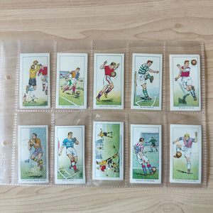 Soccer 1959 DC Thomson Football Tips and Tricks Complete Set of 64 Cigarette Cards