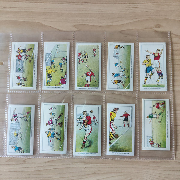 Soccer 1959 DC Thomson Football Tips and Tricks Complete Set of 64 Cigarette Cards