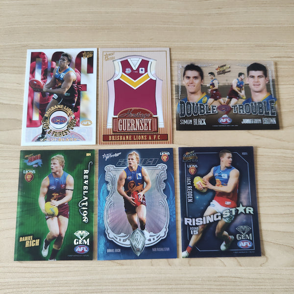 2003-2019 Lot of 19 Select Brisbane Lions Inserts