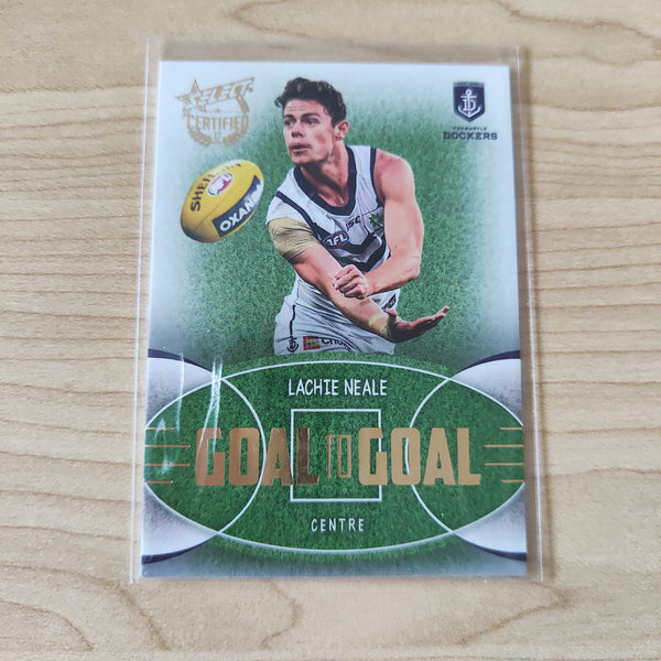 2017 Select Certified Goal To Goal Lachie Neale Fremantle JUMPER NUMBER No.009/285