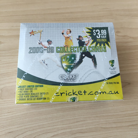 2008-09 Select Cricket Collector Cards Sealed Box of 36 Packets