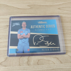 2021 Cricket Australia Traders Authentic Series Signature Peter Siddle Adelaide Strikers BBL Cricket Card