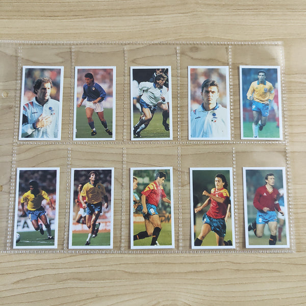 1993 Soccer Trebor Bassett Barratt World Beaters Complete Set of 48 Cigarette Cards