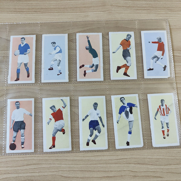 Soccer 1963 Fleetway 50 Star Footballers of 1963 Complete Set of 50 Cigarette Cards