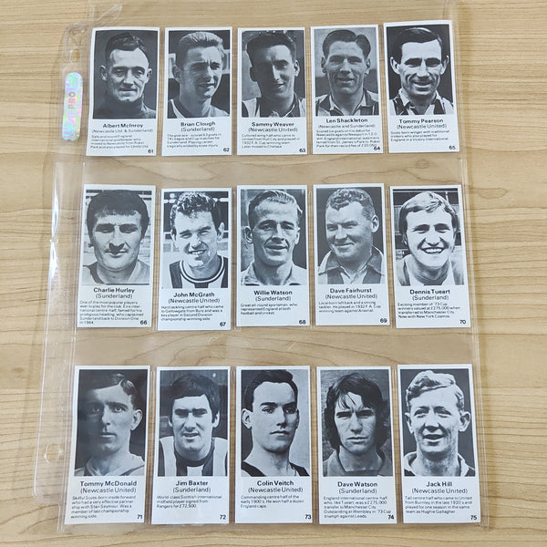 Soccer 1981 F.M. Dobson's Fizz Bombs 100 Greatest Footballers Complete Set of 100 Cigarette Cards