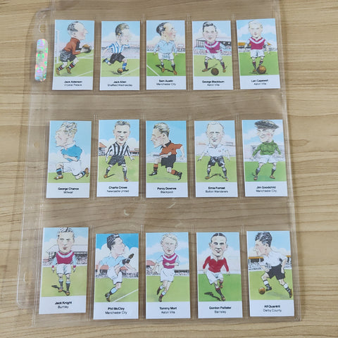 1999 Soccer D Rowland Association Footballers Series 2, 4 and 5 Complete Sets of Cigarette Cards
