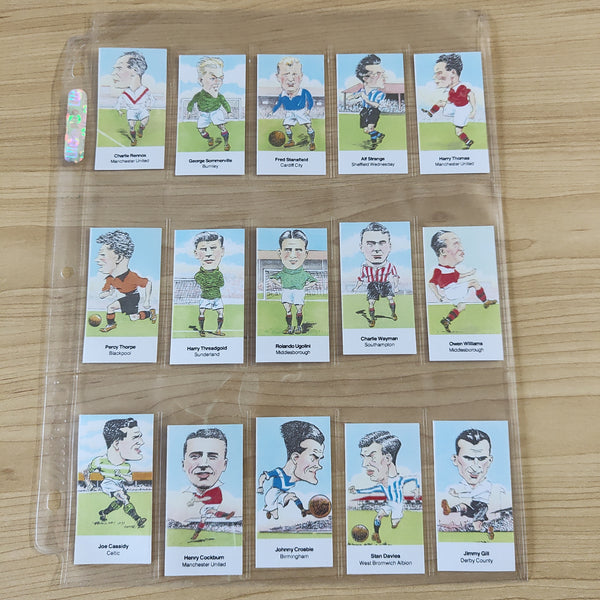 1999 Soccer D Rowland Association Footballers Series 2, 4 and 5 Complete Sets of Cigarette Cards