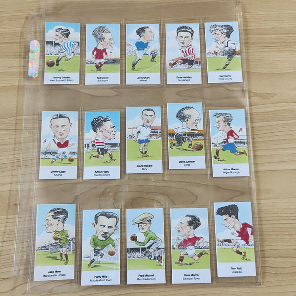 1999 Soccer D Rowland Association Footballers Series 2, 4 and 5 Complete Sets of Cigarette Cards