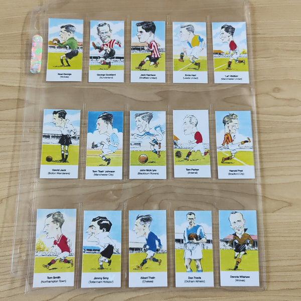 1999 Soccer D Rowland Association Footballers Series 2, 4 and 5 Complete Sets of Cigarette Cards