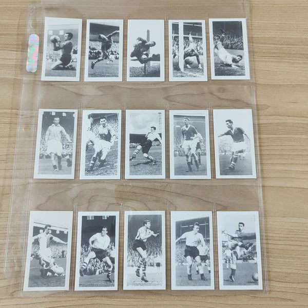 1999 Soccer D Rowland Famous Footballers Series 2, 3 and 5 Complete Sets of Cigarette Cards