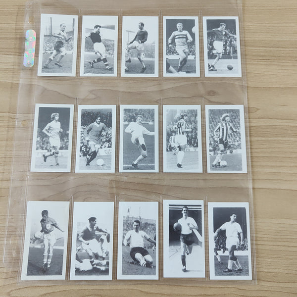 1999 Soccer D Rowland Famous Footballers Series 2, 3 and 5 Complete Sets of Cigarette Cards