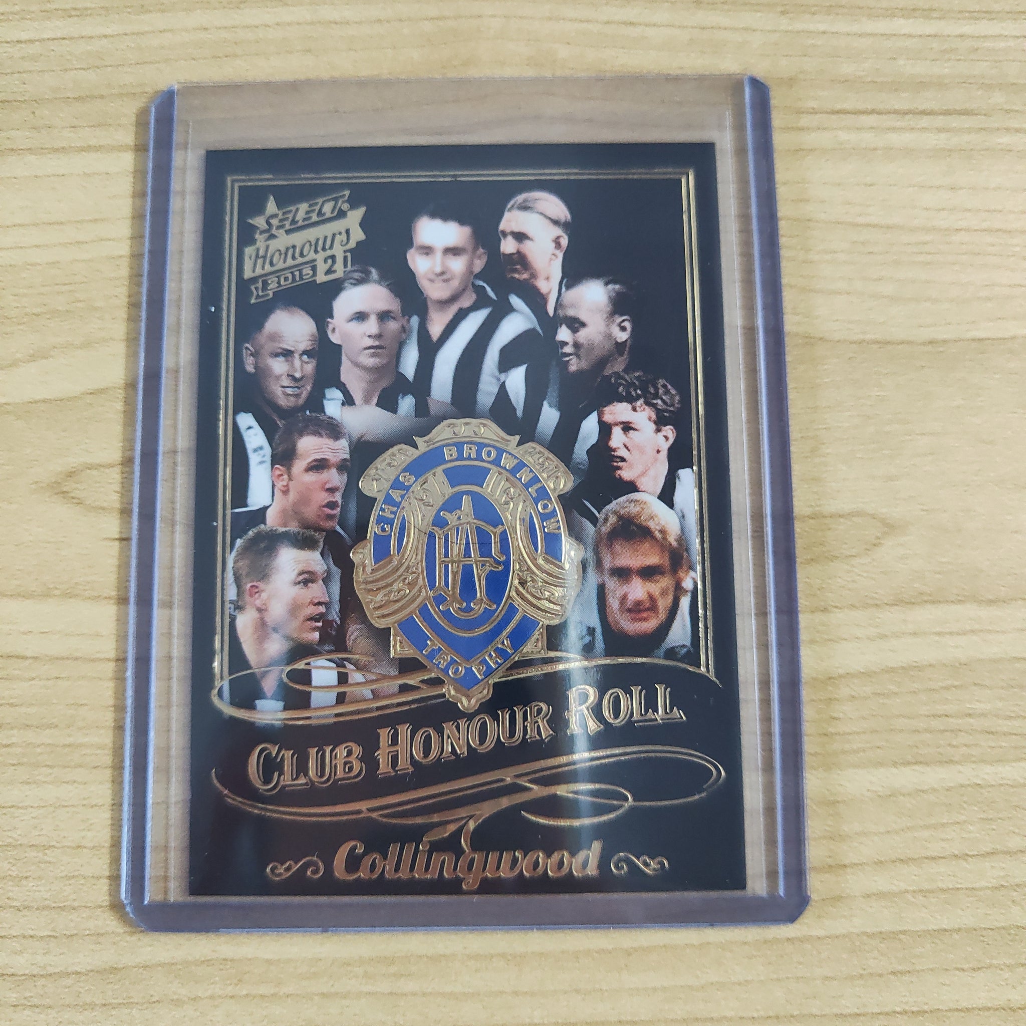 2015 Select Honours 2 Club Honour Roll Collingwood Football Club No.28/75