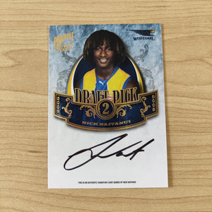 2009 Select Pinnacle Draft Pick Signature Nick Naitanui West Coast No. 273/400