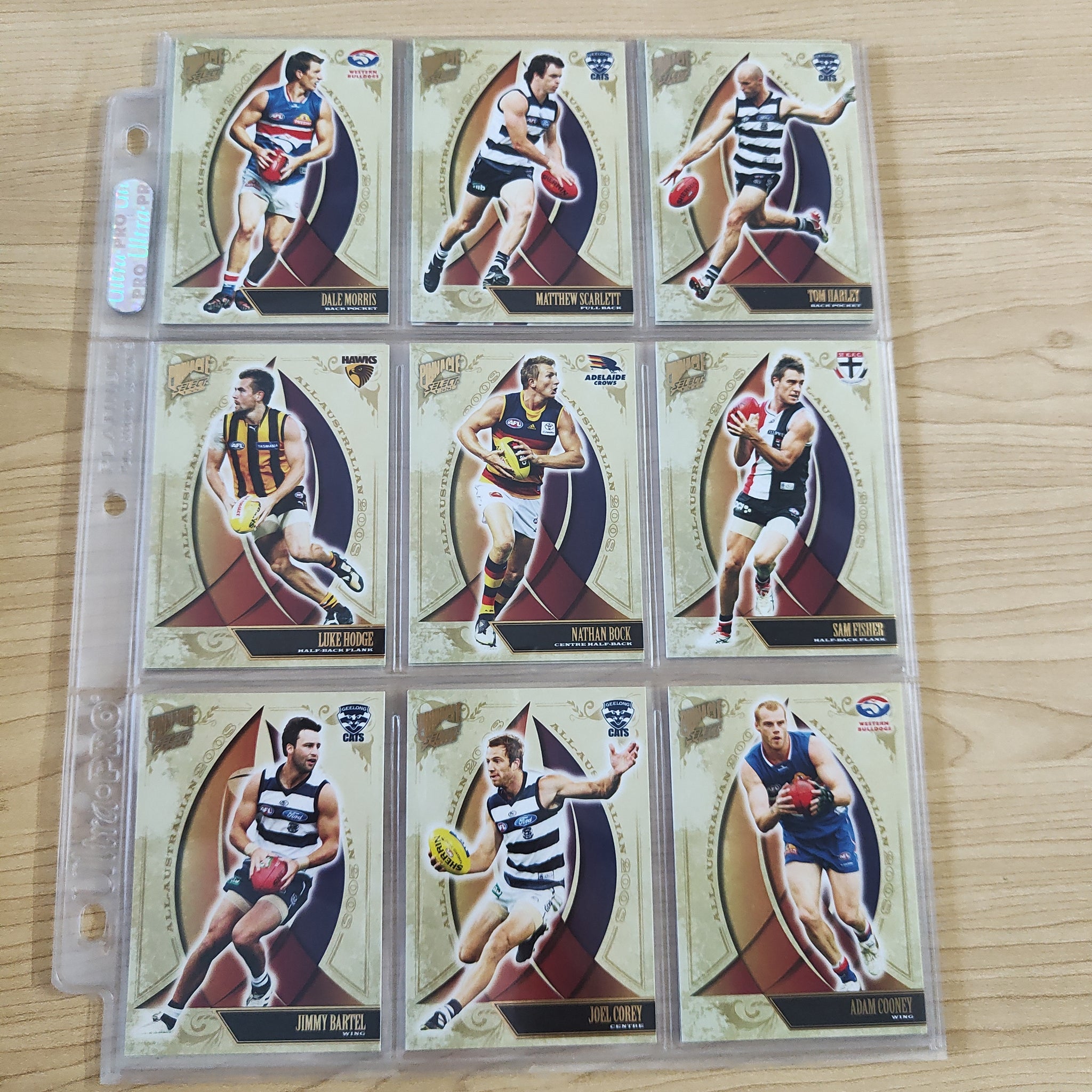 2009 Select Pinnacle All Australian Set of 22 Cards