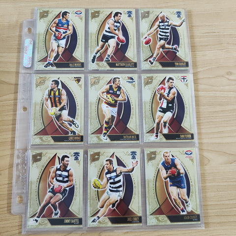 2009 Select Pinnacle All Australian Set of 22 Cards