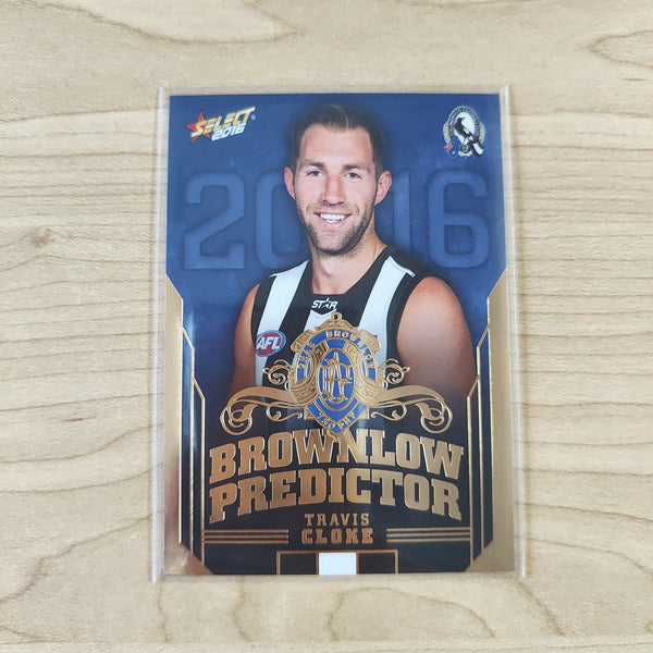 2016 AFL Select Brownlow Predictor Travis Cloke Collingwood No.193/250