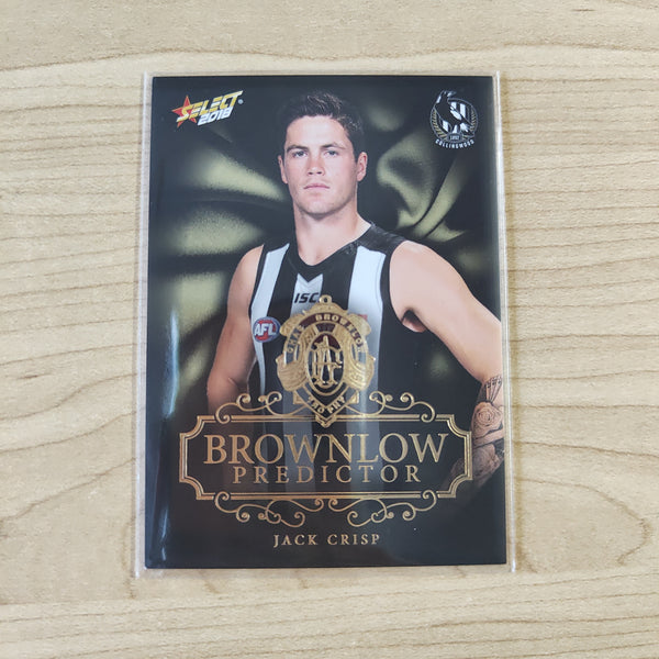 2018 AFL Select Brownlow Predictor Jack Crisp Collingwood No.030/250