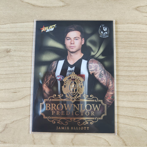 2018 AFL Select Brownlow Predictor Jamie Elliott Collingwood No.152/250