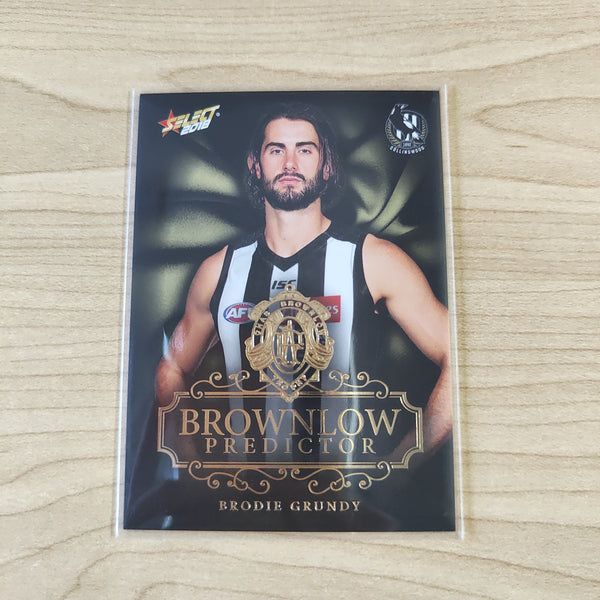 2018 AFL Select Brownlow Predictor Brodie Grundy Collingwood No.032/250
