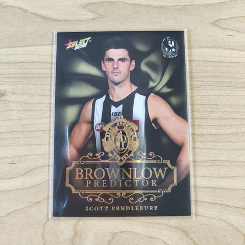 2018 AFL Select Brownlow Predictor Scott Pendlebury Collingwood No.194/250