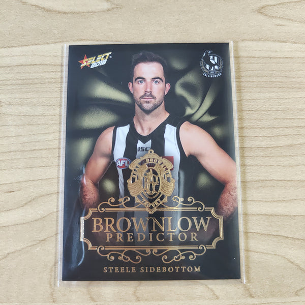 2018 AFL Select Brownlow Predictor Steele Sidebottom Collingwood No.206/250