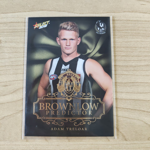 2018 AFL Select Brownlow Predictor Adam Treloar Collingwood No.092/250
