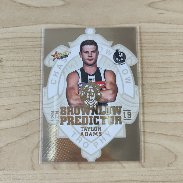 2019 AFL Select Brownlow Predictor Taylor Adams Collingwood No.122/225