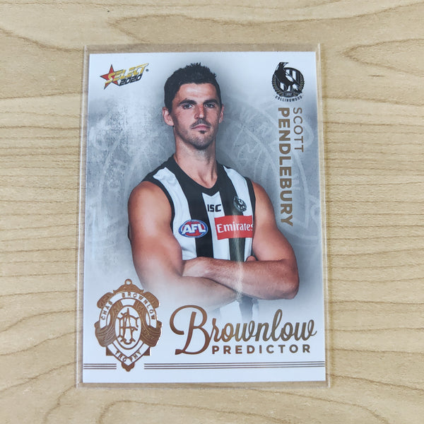 2020 AFL Select Brownlow Predictor Scott Pendlebury Collingwood No.057/140
