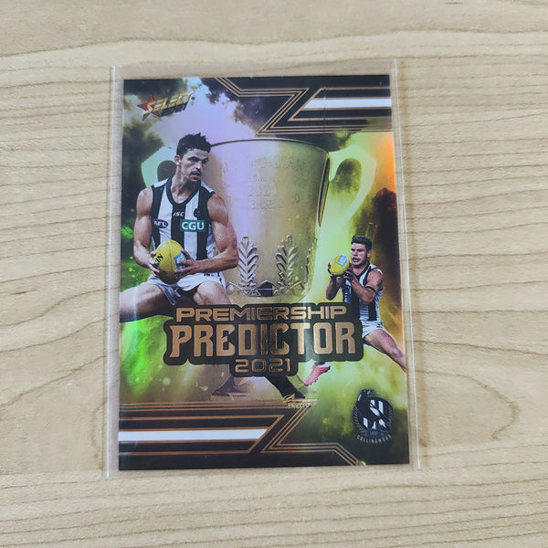 2021 AFL Select Premiership Predictor Collingwood No.103/140