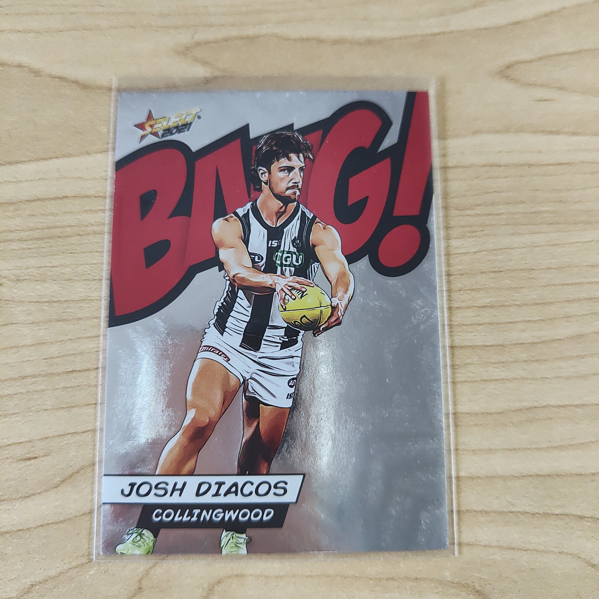 2021 AFL Select Bang Card Josh Diacos Collingwood No.054/210