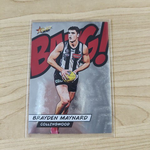 2021 AFL Select Bang Card Brayden Maynard Collingwood No.164/210