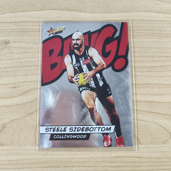 2021 AFL Select Bang Card Steele Sidebottom Collingwood No.186/210