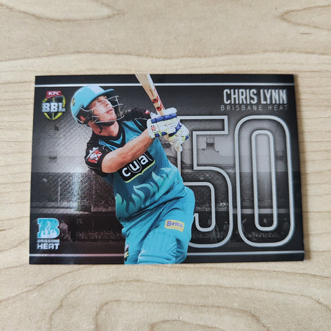 2016 Tap n Play BBL Chris Lynn Silver Cricket Australia Card