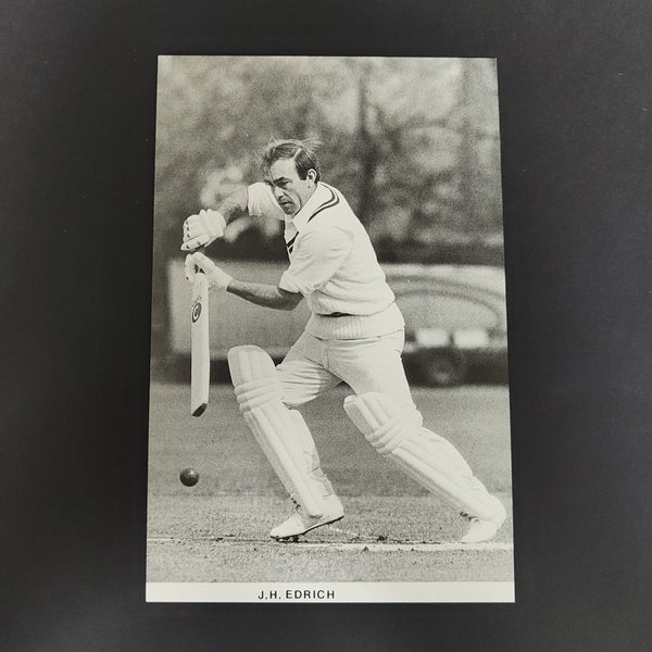 J/V Cricket Series Set 2 English Photograph Postcard J.H. Edrich Cricket Postcard