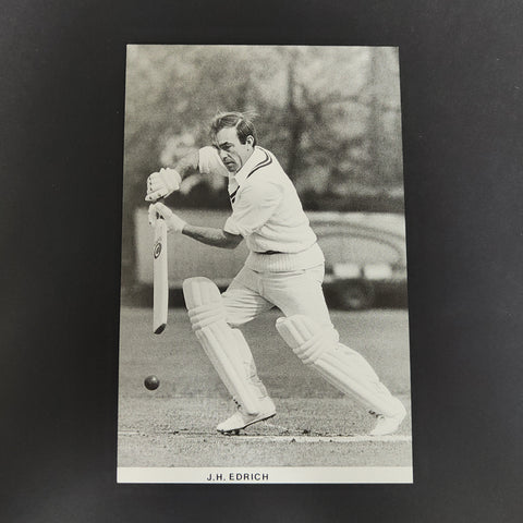 J/V Cricket Series Set 2 English Photograph Postcard J.H. Edrich Cricket Postcard