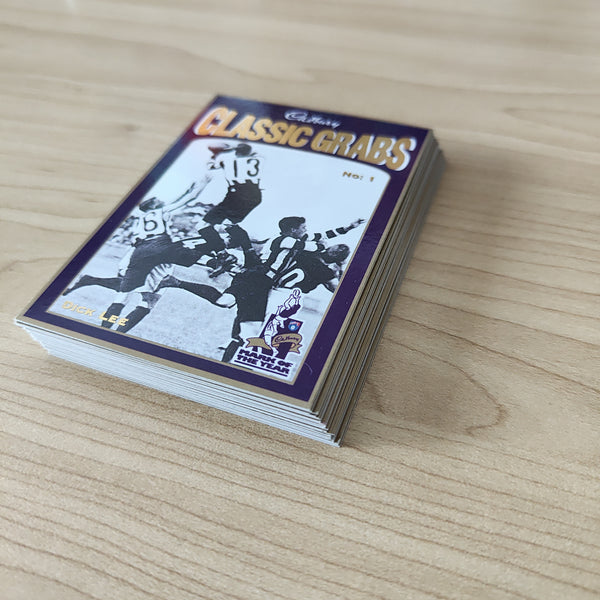 1998 Cadbury Classic Grabs Mark of the Year Set of 24 Football Cards