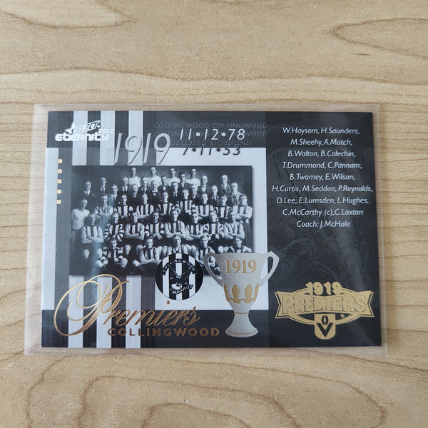 2012 Select Eternity 1919 Premiers Collingwood No.229/400