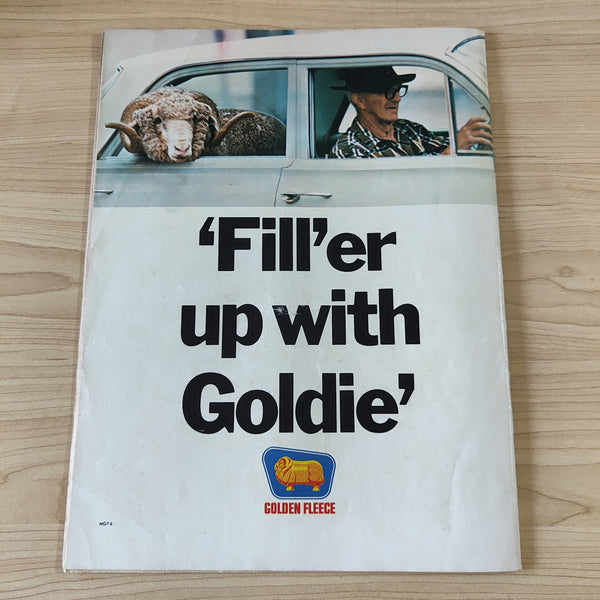 VFL 1973 Qualifying Final Football Record Richmond v Carlton