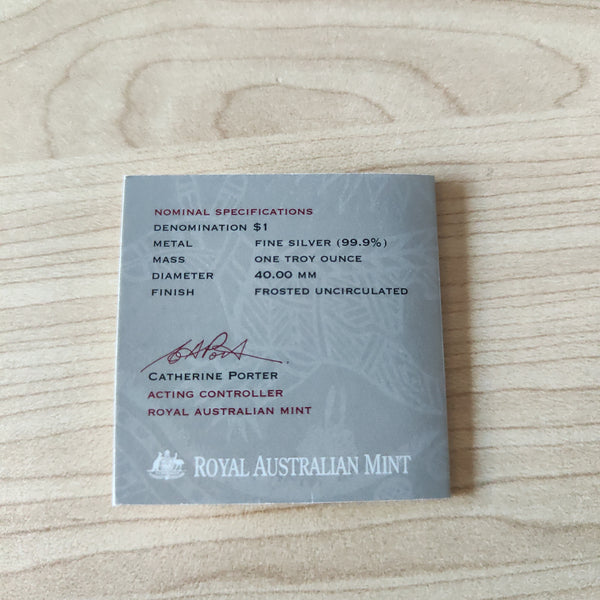 Australia 2003 Royal Australian Mint $1 Kangaroo Silver Frosted Uncirculated Coin