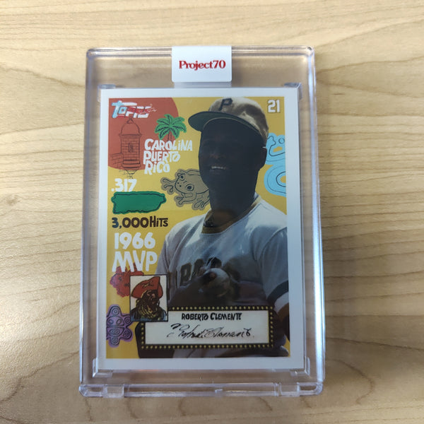 2021 Topps Project 70 Roberto Clemente Card #84 Artist SoleFly Baseball Card