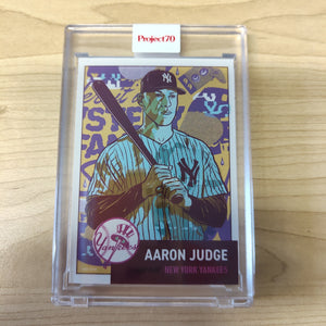 2021 Topps Project 70 Aaron Judge Card #123 Artist Morning Breath Baseball Card