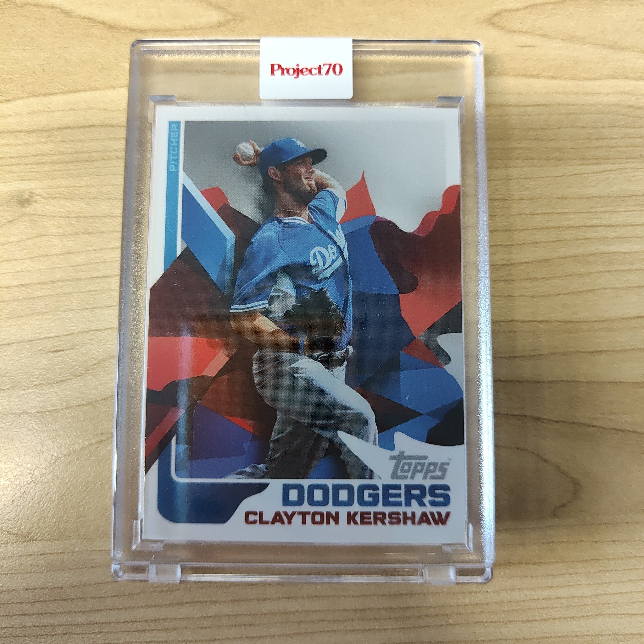 2021 Topps Project 70 Clayton Kershaw Card #37 Artist Mikael B Baseball Card