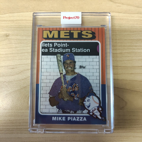 2021 Topps Project 70 Mike Piazza Card #80 Artist Jeff Staple Baseball Card