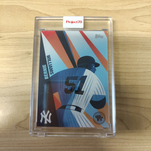 2021 Topps Project 70 Bernie Williams Card #97 Artist Toy Tokyo Baseball Card