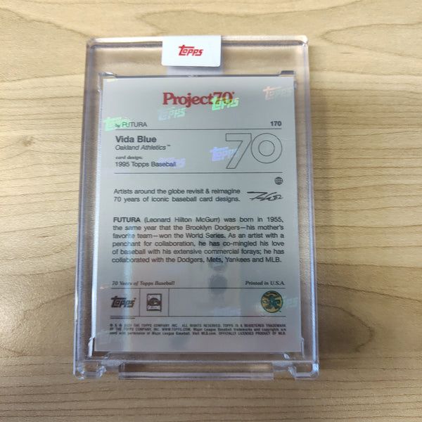 2021 Topps Project 70 Vida Blue Card #170 Artist FUTURA Baseball Card