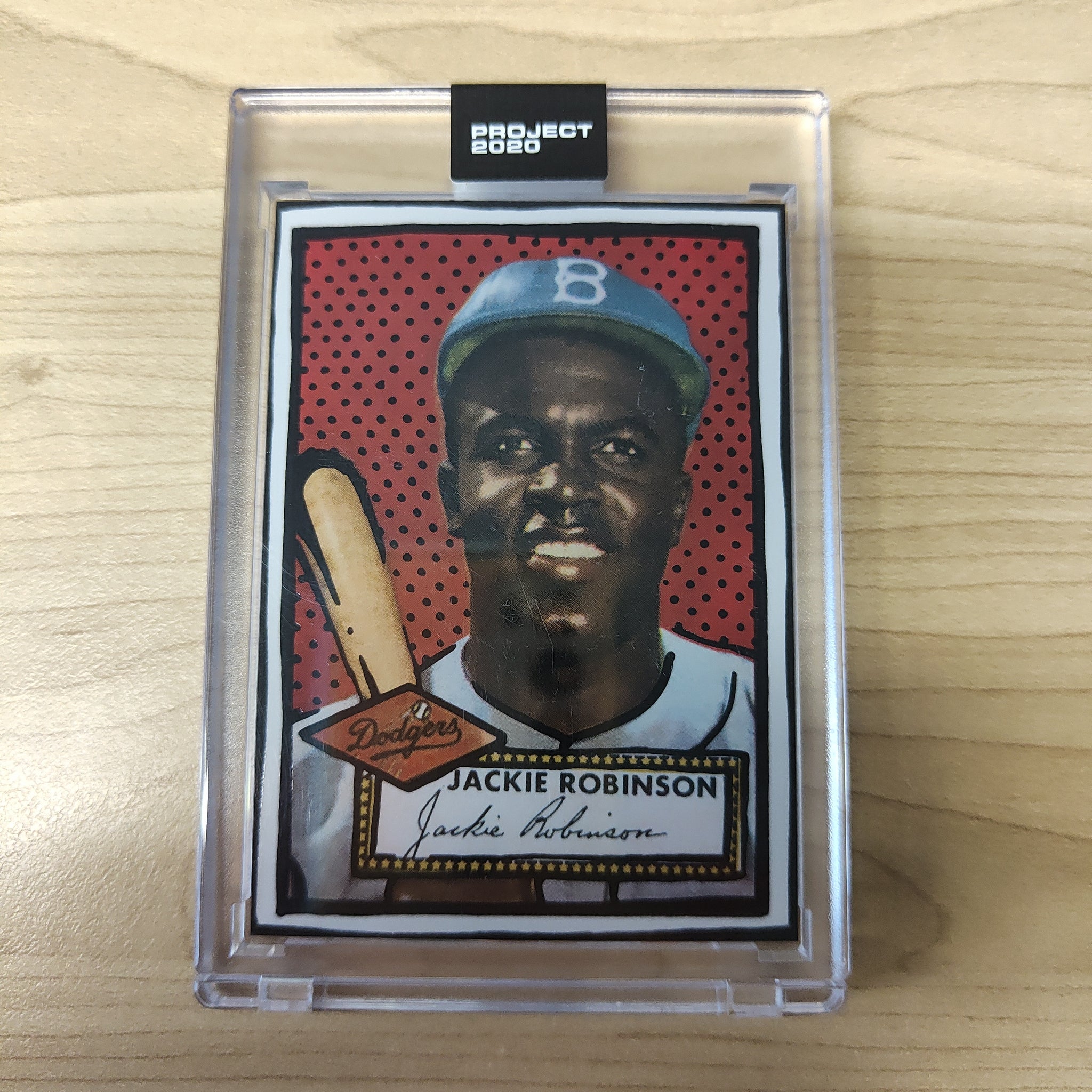 2020 Topps Project 2020 Jackie Robinson Card #98 Artist Joshua Vides Baseball Card